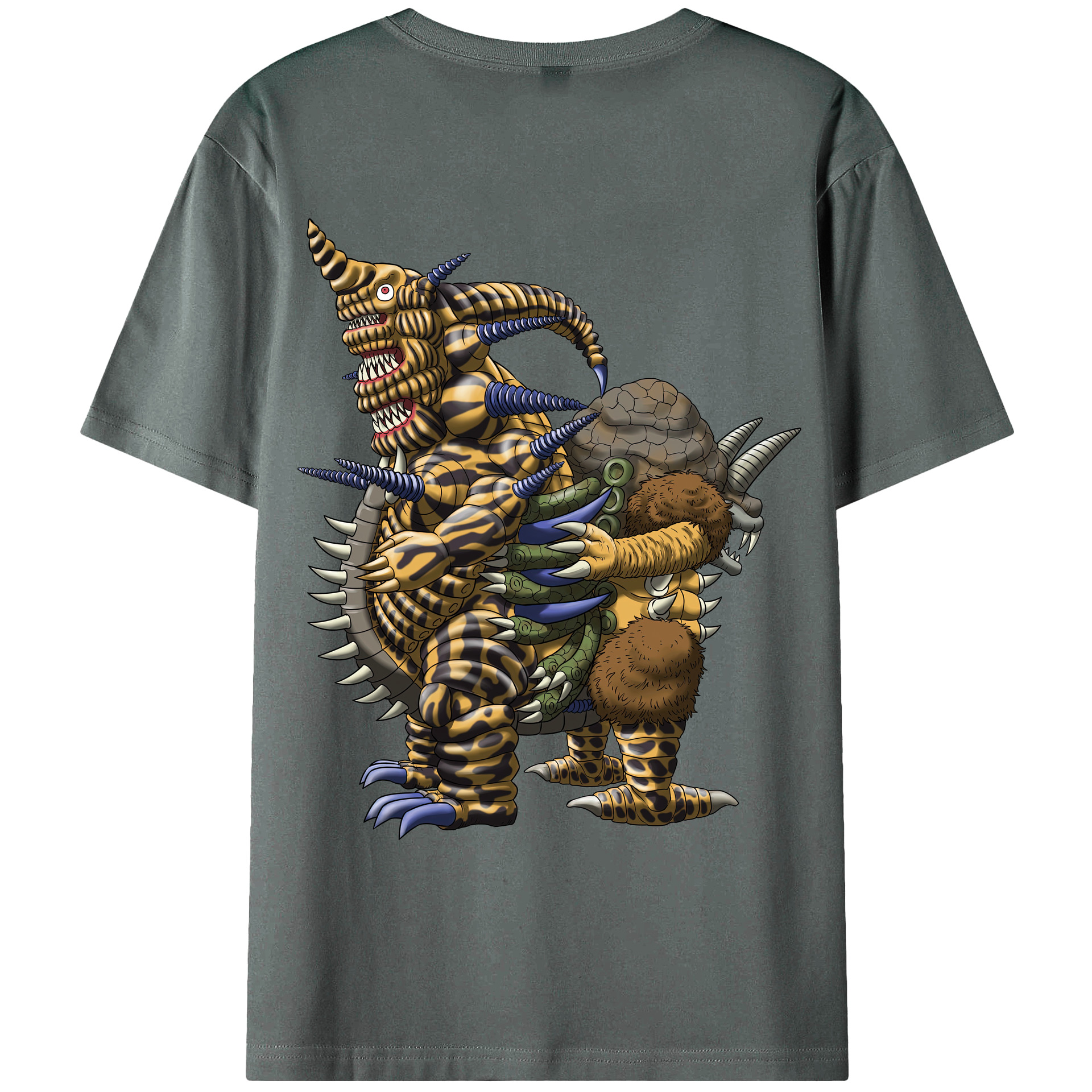 （画像用） ウルトラマン Ultraman 綿100％ メンズ半袖Tシャツ（バックプリント） 通気性